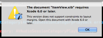 The document requires Xcode 6.0 or later